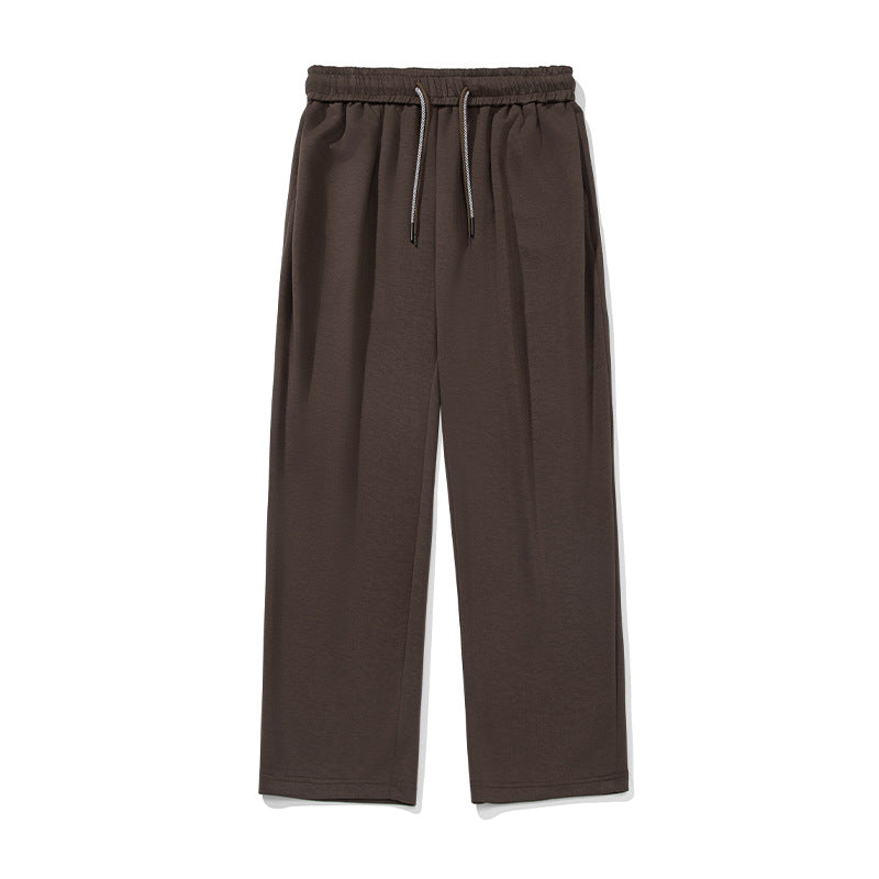 Unisex Weite Palazzo-Freizeithose mit elastischem Bund, Tunnelzug und vorderen Bügelfalten Echo Archiv