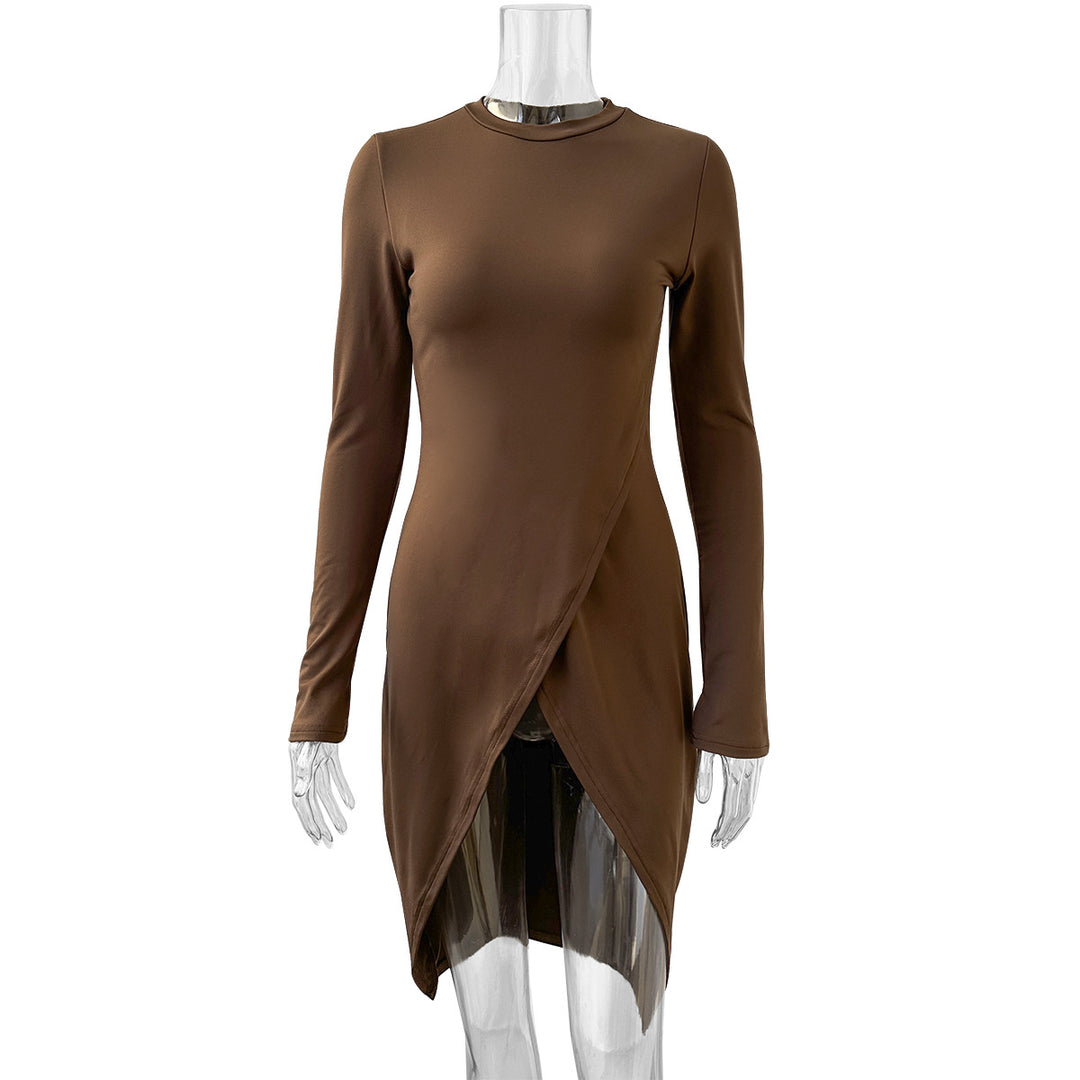 Damen eleganter Longsleeve mit raffinierter Wickeloptik Echo Archiv