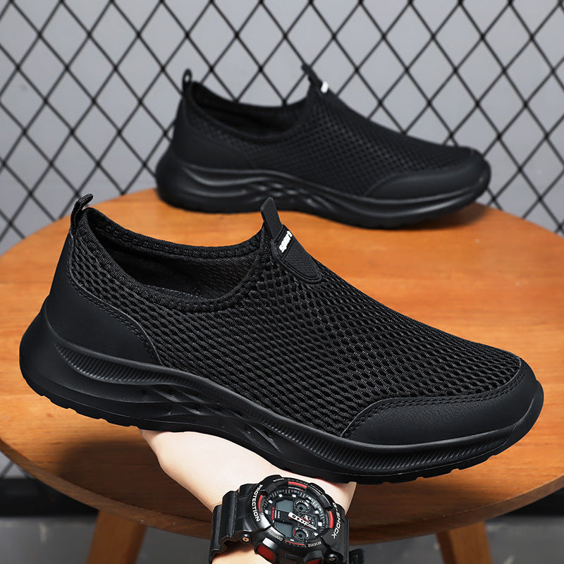 Herren nan leichter Mesh-Slipper-Sneaker mit nahtlosem Sockeneinstieg und reaktiver Wellen-EVA-Sohle Echo Archiv