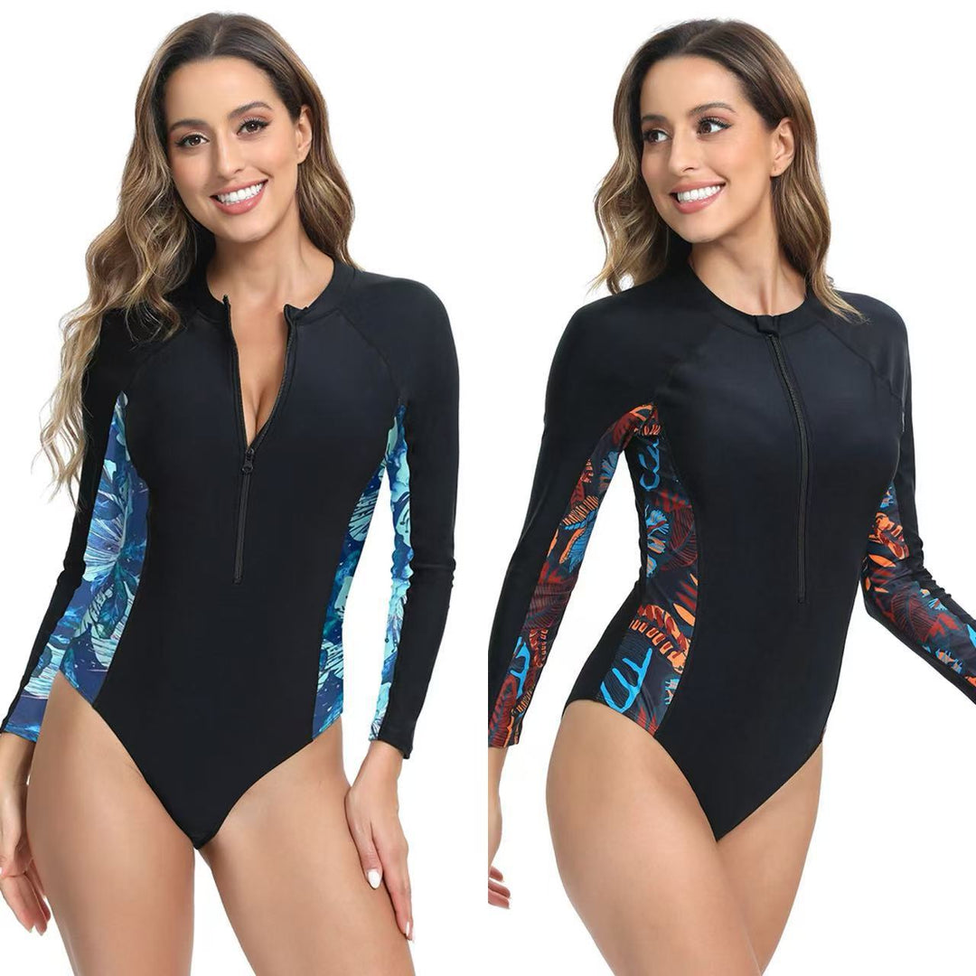 Damen langärmliger Schwimmanzug mit innovativem Designs Echo Archiv
