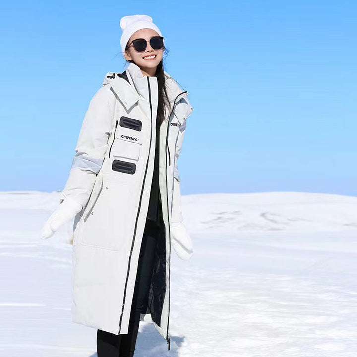 Herren Wärmender wasserdichter Winterparka mit Kapuze und reflektierenden Details Echoarchiv