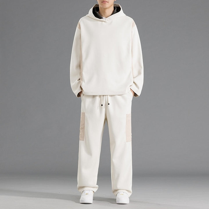 Herren lässiger Hoodie und Jogginghose Set Echoarchiv