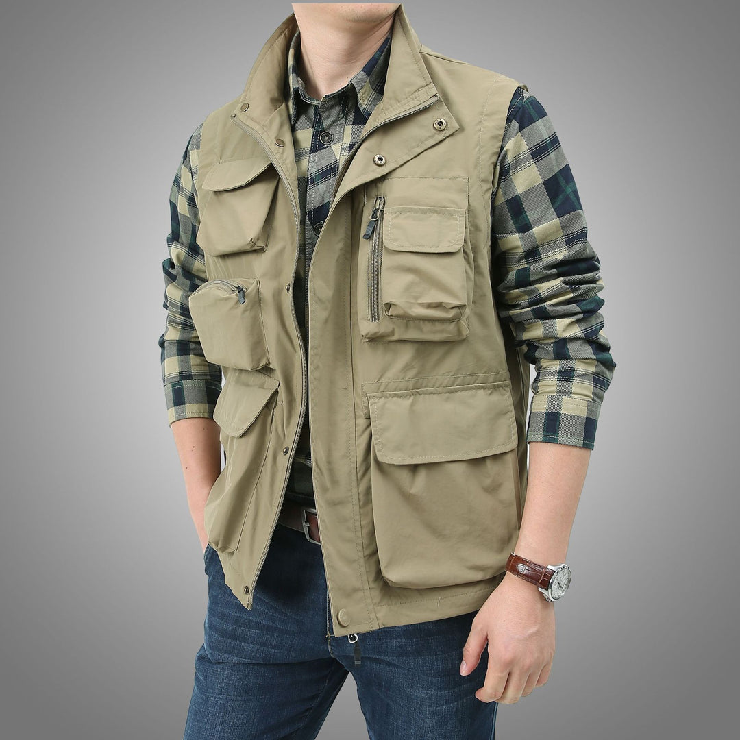 Herren Vielseitige Outdoor-Weste mit praktischen Taschen Echo Archiv