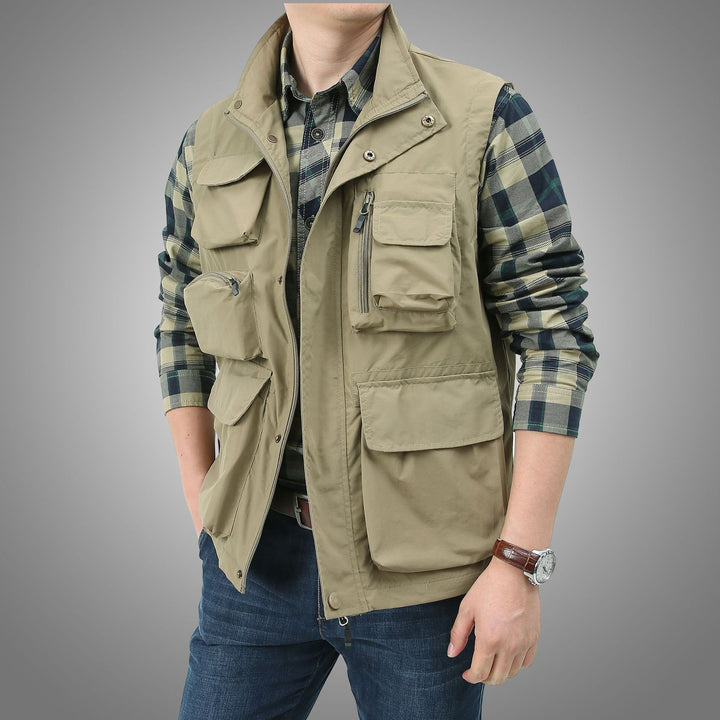 Herren Vielseitige Outdoor-Weste mit praktischen Taschen Echo Archiv