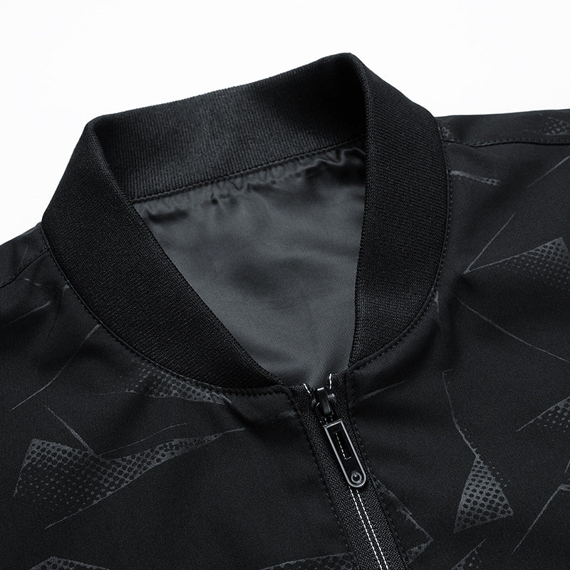 Herren modische Sweatjacke mit grafischem Muster Echoarchiv