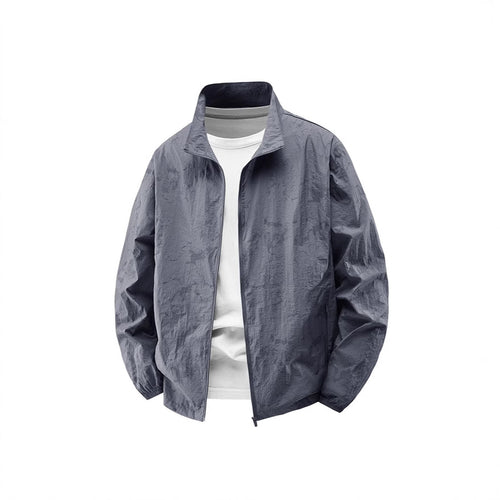 Herren Leichte Übergangsjacke mit praktischem Windschutz Echo Archiv