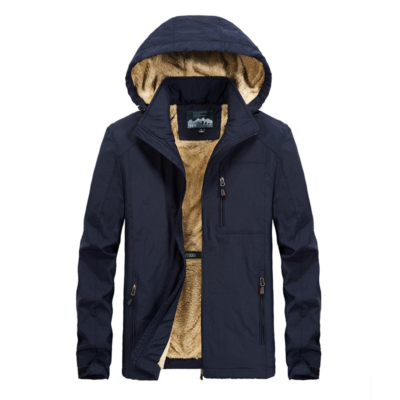 Herren Wärmende Fleecejacke Echo Archiv