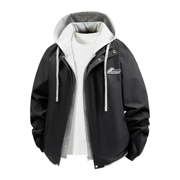 Herren Sportliche Übergangsjacke mit Kapuze Echo Archiv