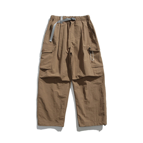 Herren Cargo-Hose im Utility‑Stil mit elastischem Bund und integriertem Gurt Echoarchiv