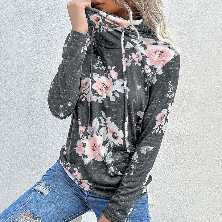 Damen Floral Motiv Hoodie Echo Archiv