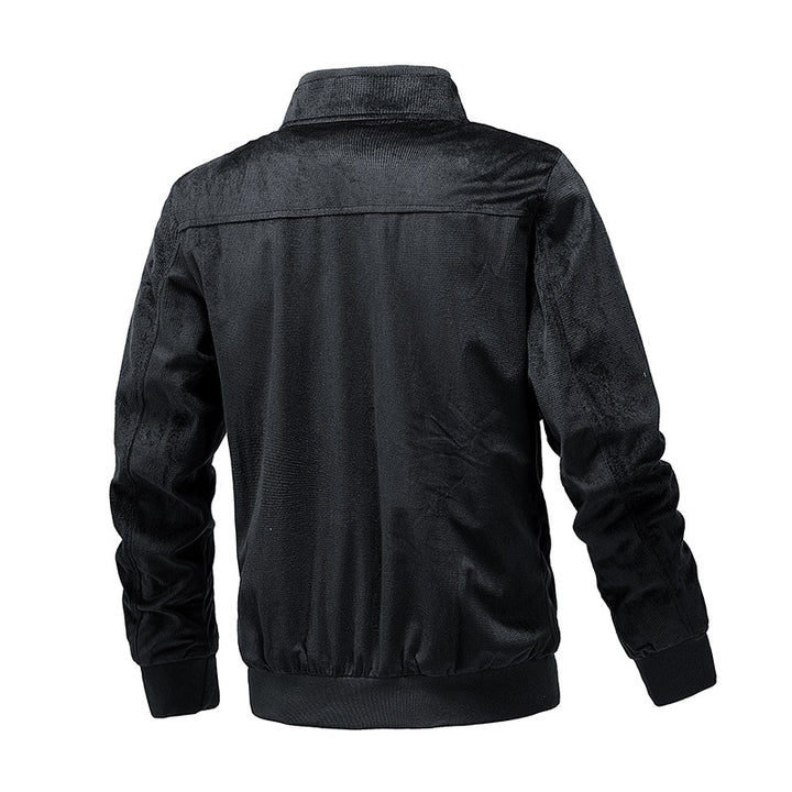 Herren Leichte wasserabweisende Kapuzen‑Windjacke mit Thermofutter & Brusttasche Echoarchiv