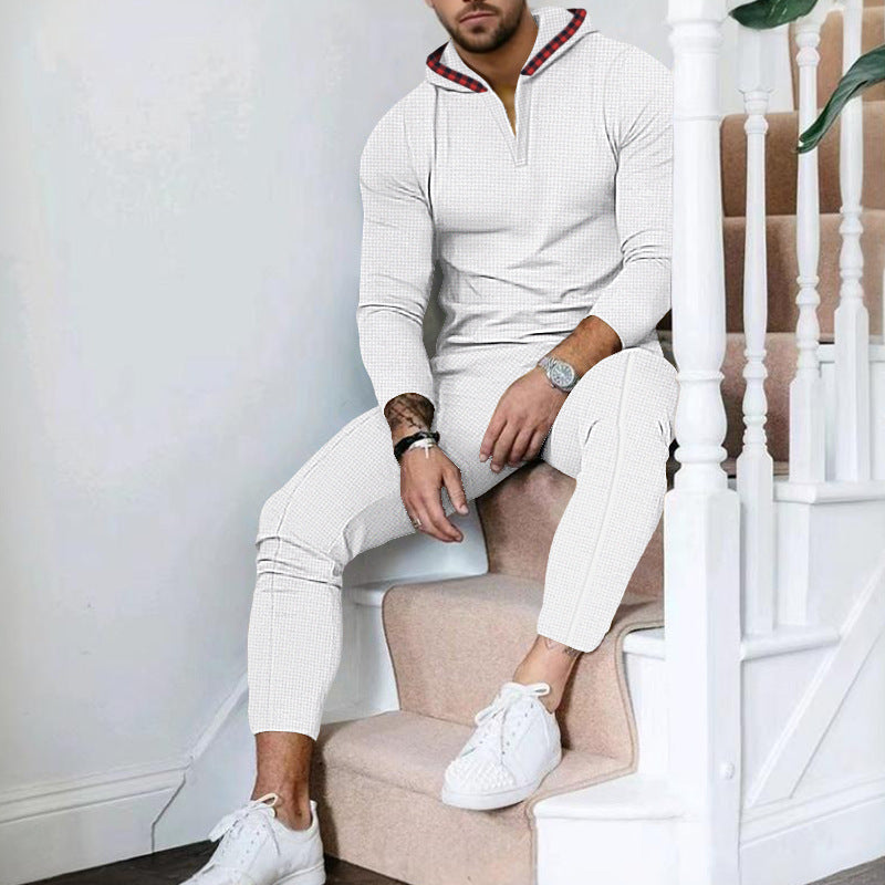 Herren Sportlicher Freizeitanzug mit modernem Kragen und praktischen Taschen Echoarchiv