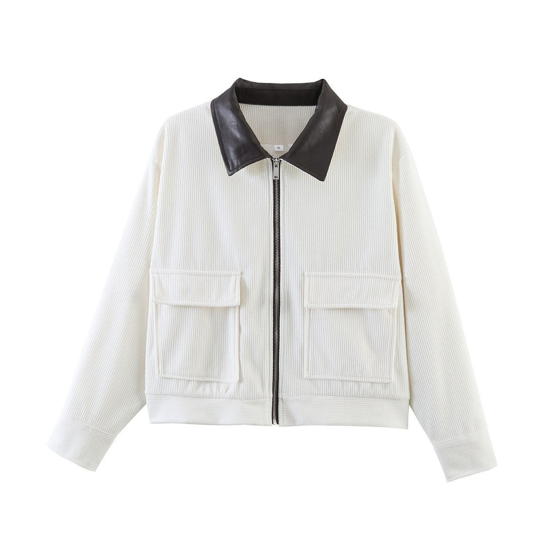 Damen Modische Jacke mit zwei aufgesetzten Taschen