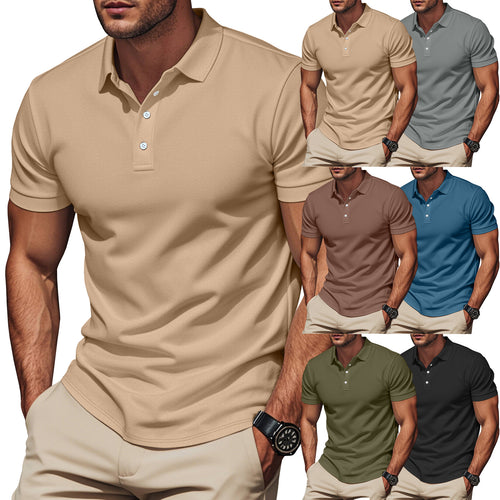 Herren Poloshirt mit atmungsaktiver Struktur und modernem Design Echoarchiv