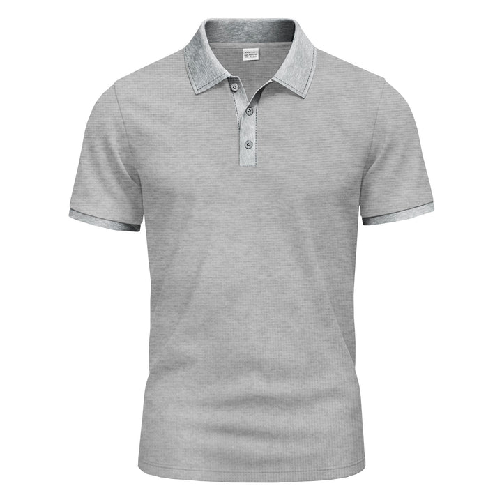 Herren Sportliches Poloshirt mit feuchtigkeitsableitenden Eigenschaften und strukturiertem Design Echoarchiv