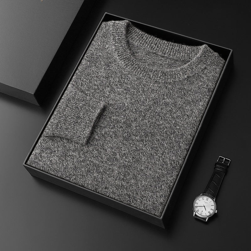 Herren Rundhals-Pullover im Kaschmir‑Look mit extraweichem Flor und Geschenkbox Echoarchiv
