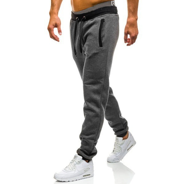 Herren Sportliche Jogginghose mit eingearbeiteten Seitentaschen und verstellbarem Kordelzug Echoarchiv