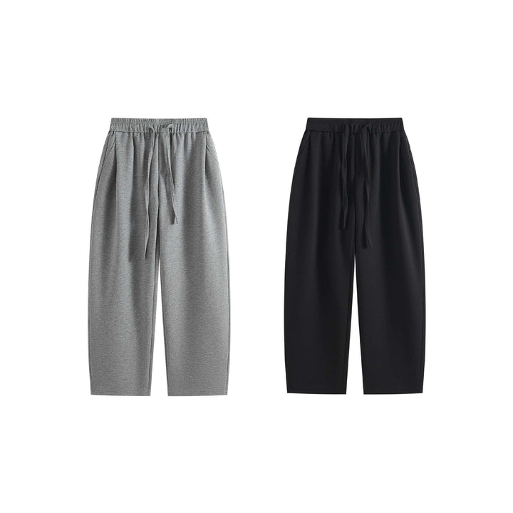 Damen Weite Jogginghose aus Baumwollmischung mit elastischem Kordelbund Echoarchiv
