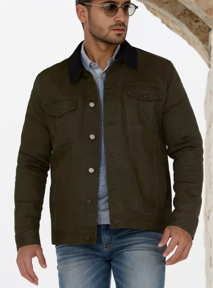 Herren robuste Baumwolljacke Echoarchiv