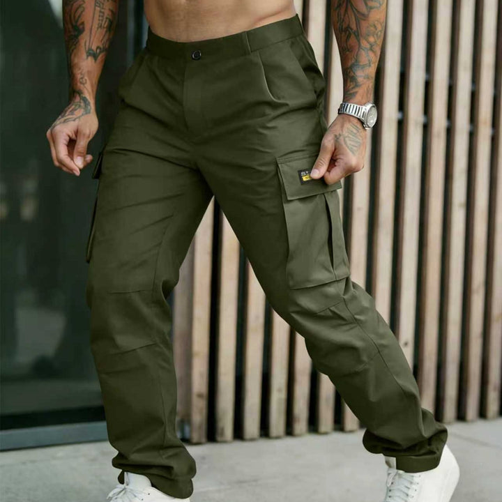 Herren Cargohose mit konisch zulaufendem Bein und Multifunktions‑Taschen Echo Archiv