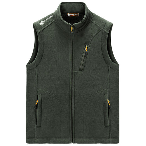 Herren Fleece-Thermoweste mit Organizer-Brusttasche und windhemmender Struktur Echo Archiv