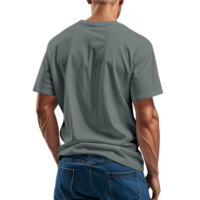 Herren lässiges T-Shirt aus biozertifizierter Baumwolle mit modernem Schnitt Echoarchiv