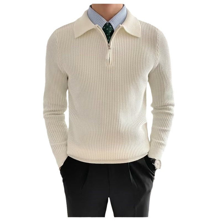 Herren Eleganter Pullover mit Reißverschluss Echo Archiv