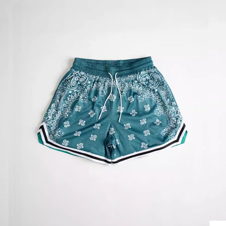 Herren Bandana Druck Sportshorts Echoarchiv