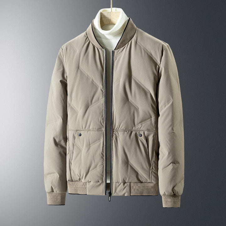 Herren Steppjacke mit elastischen Bündchen und praktischen Reißverschlusstaschen Echoarchiv