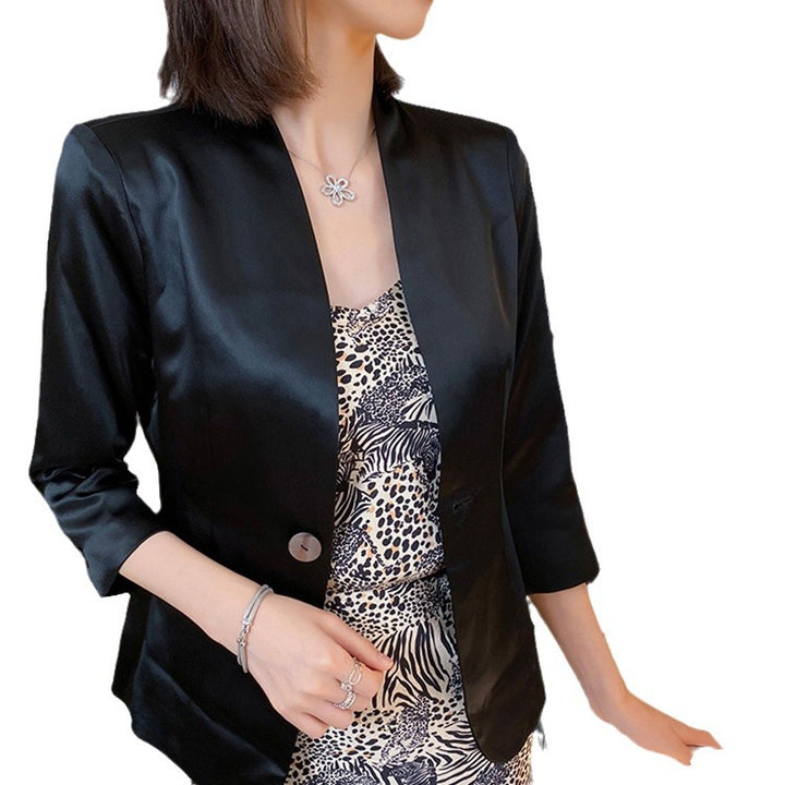 Damen Edler Blazer mit drei Viertelärmeln Echoarchiv
