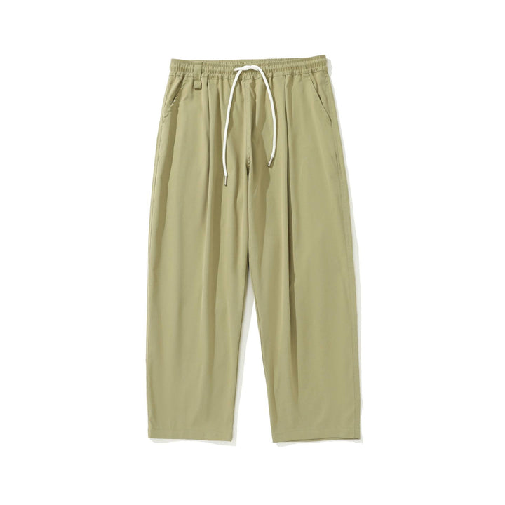 Damen Cropped-Komforthose mit elastischem Bund und Tunnelzug Echoarchiv