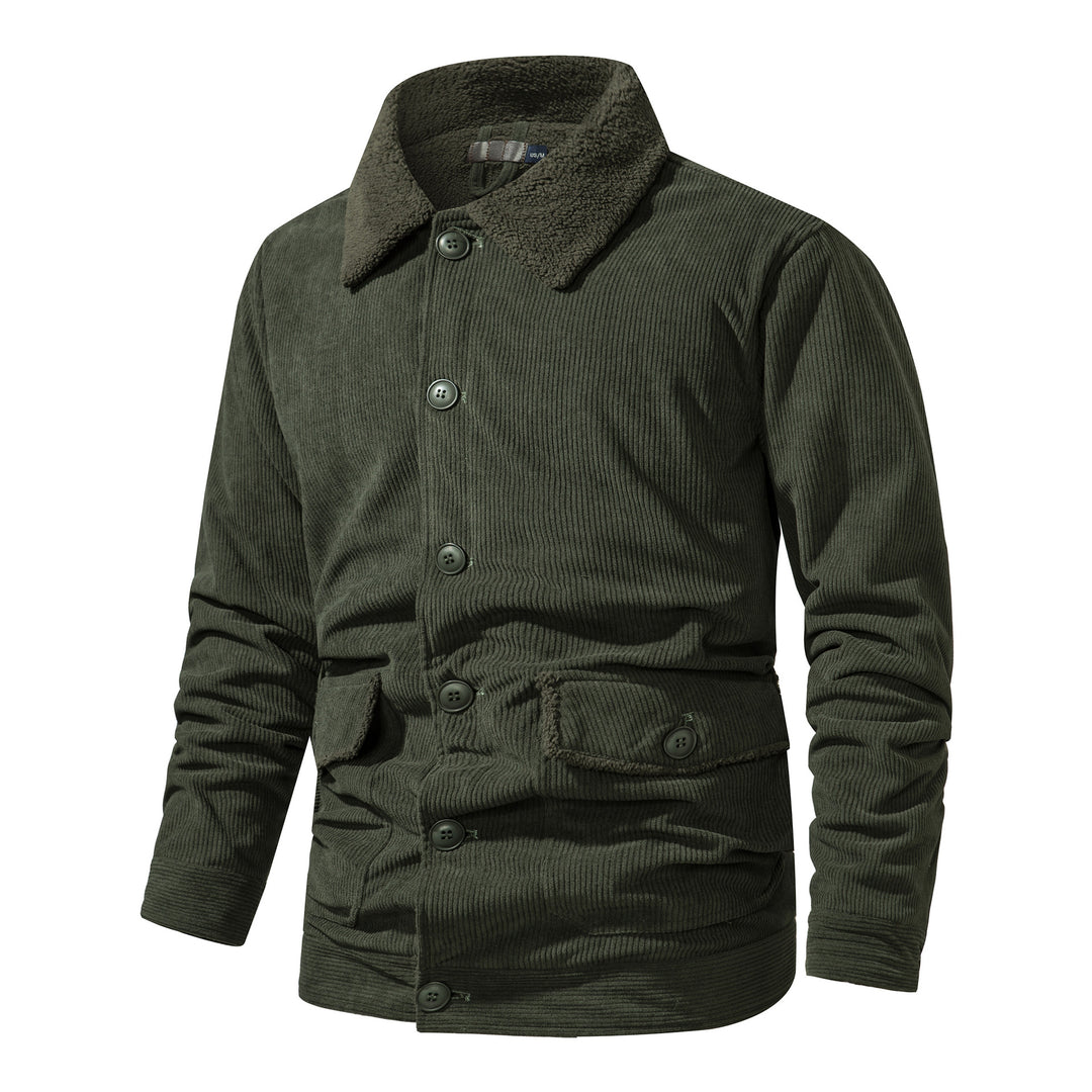 Herren Cord-Jacke mit bequemem Teddyfutter Echoarchiv