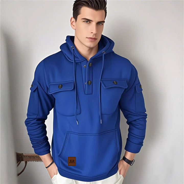 Herren Multifunktionale Kapuzenjacke Echo Archiv