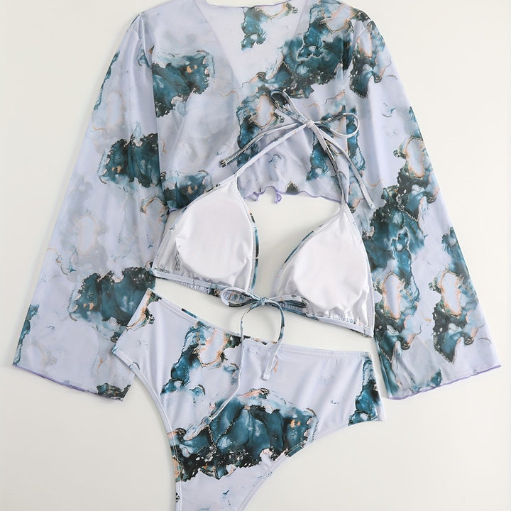 Damen Bikini Set mit transparenter Bluse Echo Archiv