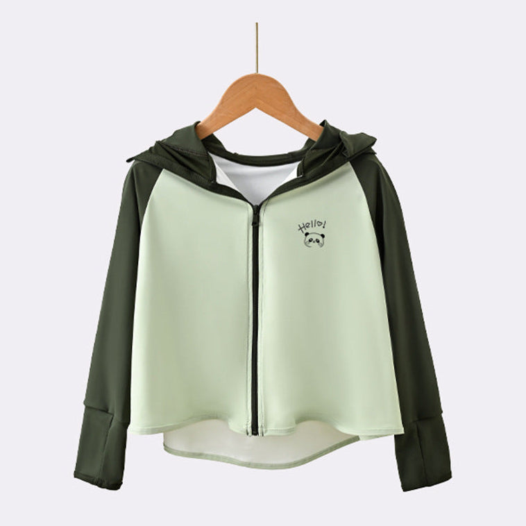 Mädchen leichte Sonnenjacke mit Kapuze Echo Archiv