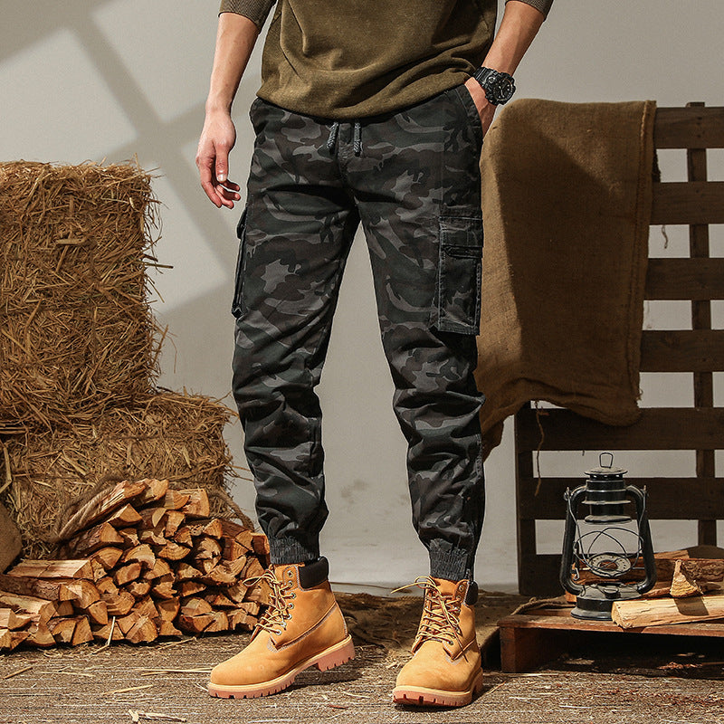 Herren cargo Jogginghose mit praktischen Taschen und elastischem Bund Echoarchiv