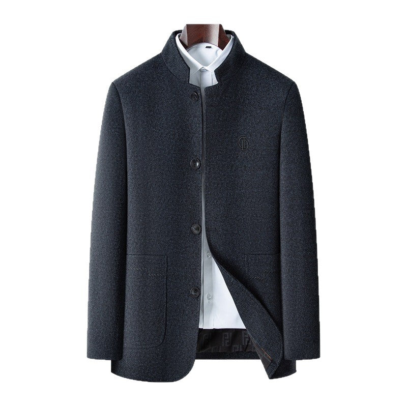 Herren Modische Wolljacke Echo Archiv