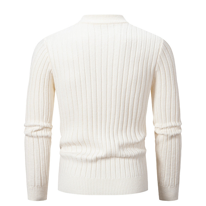 Herren Rollkragenpullover mit strukturiertem Rippdesign und modernem Look Echoarchiv