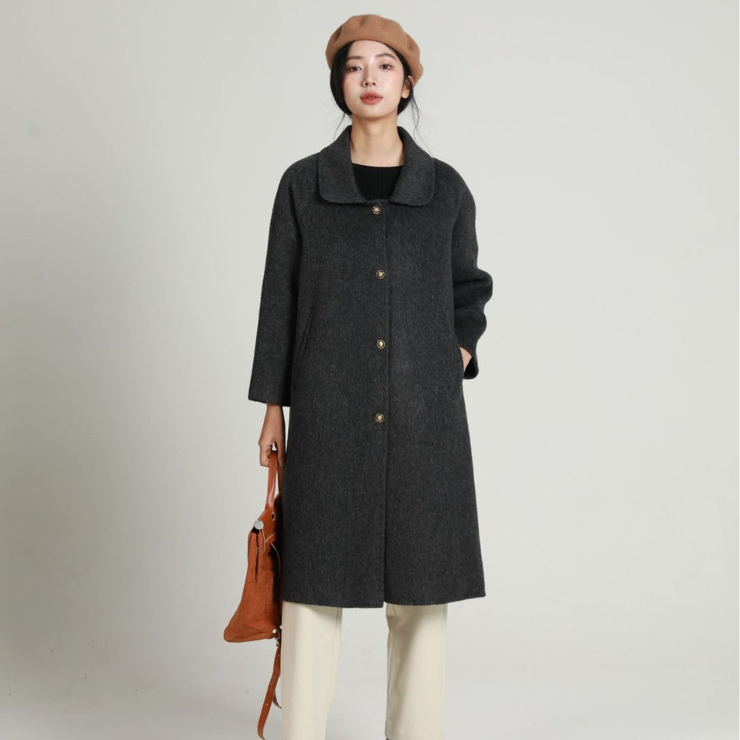 Damen Modische Kurzjacke mit Knopfleiste Echoarchiv