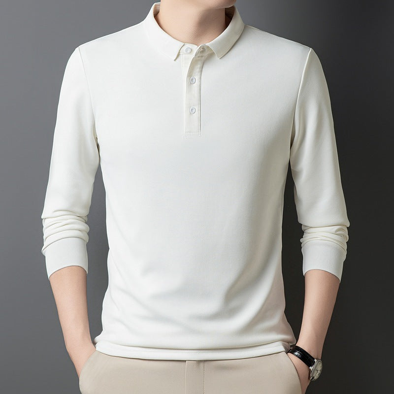 Damen Poloshirt mit langem Arm und Knopfdetails Echo Archiv