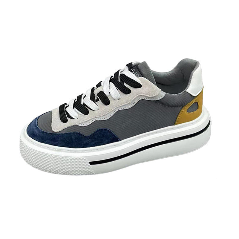 Damen Modische Sneakers mit hoher Plateausohle und atmungsaktiver Struktur Echo Archiv