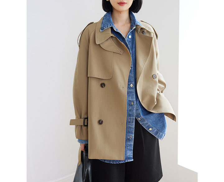 Damen Modische Trenchjacke Echoarchiv