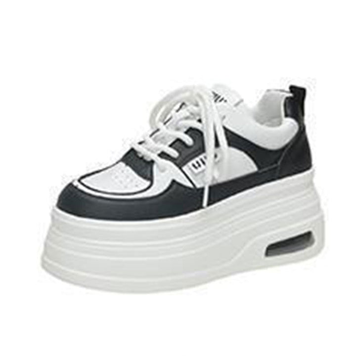 Damen Plateau Sneakers mit trendigem zweifarbigem Design und verstärkter Dämpfung Echo Archiv