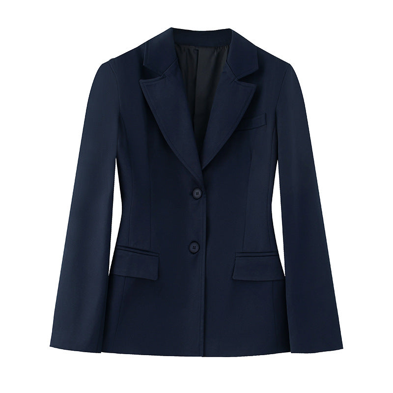 Damen nan taillierter Einreiher-Blazer mit Reverskragen, zweiknopf-Verschluss und Pattentaschen Echo Archiv