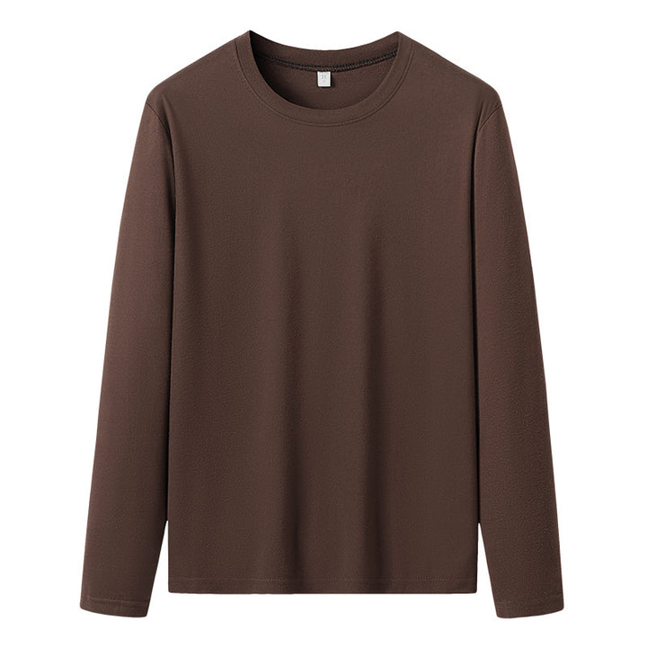 Herren Langärmeliges Rundhals-Basicsweatshirt aus weichem Baumwollmix Echo Archiv