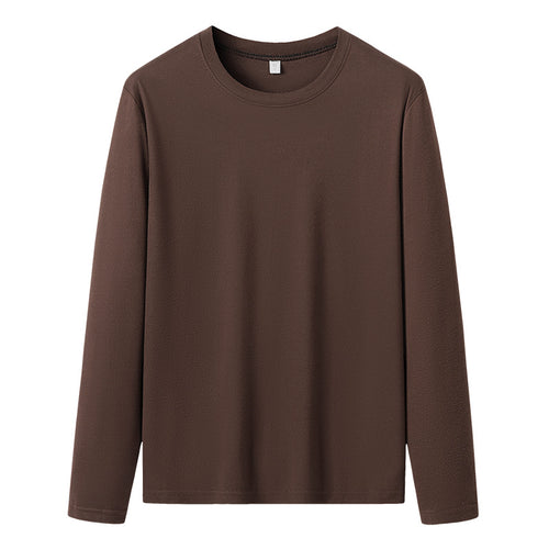 Herren Langärmeliges Rundhals-Basicsweatshirt aus weichem Baumwollmix Echo Archiv