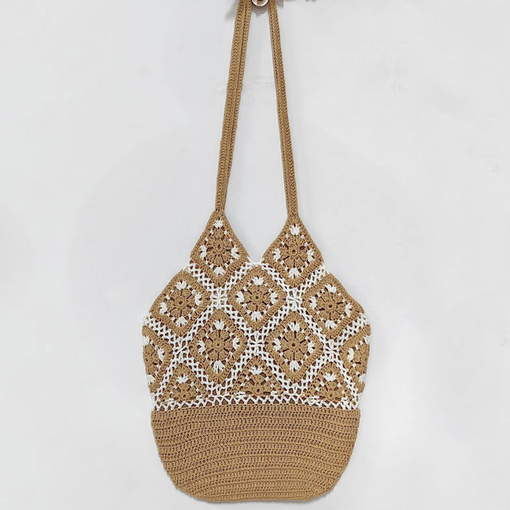 Damen handgefertigte Makramee Tasche Echo Archiv