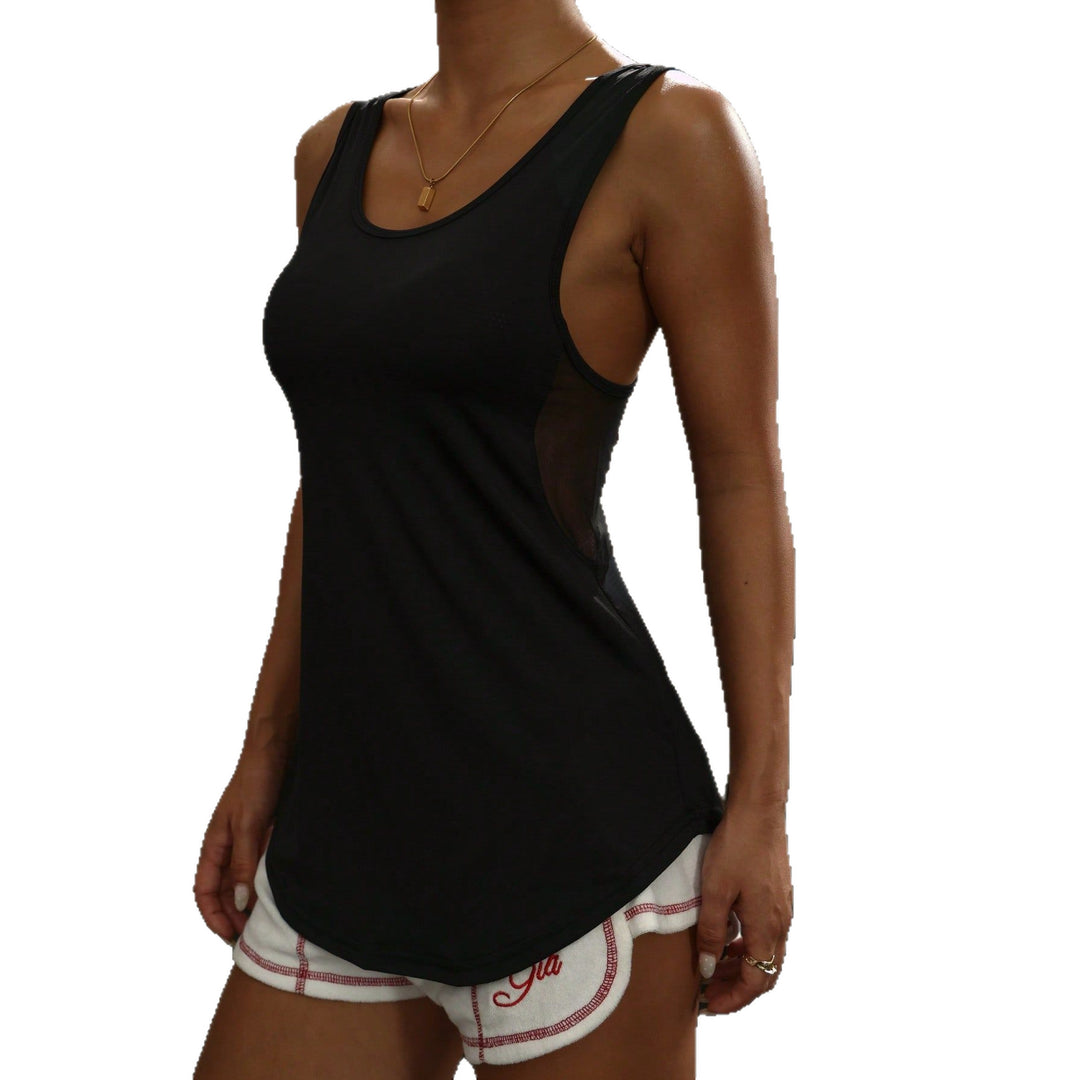 Damen Sportliches Funktionsshirt mit Mesh-Einsätzen Echo Archiv