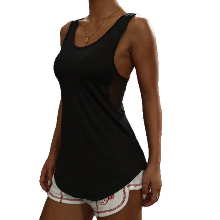 Damen Sportliches Funktionsshirt mit Mesh-Einsätzen Echo Archiv