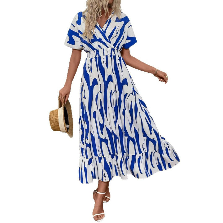 Damen Maxikleid mit fließendem Schnitt Echo Archiv